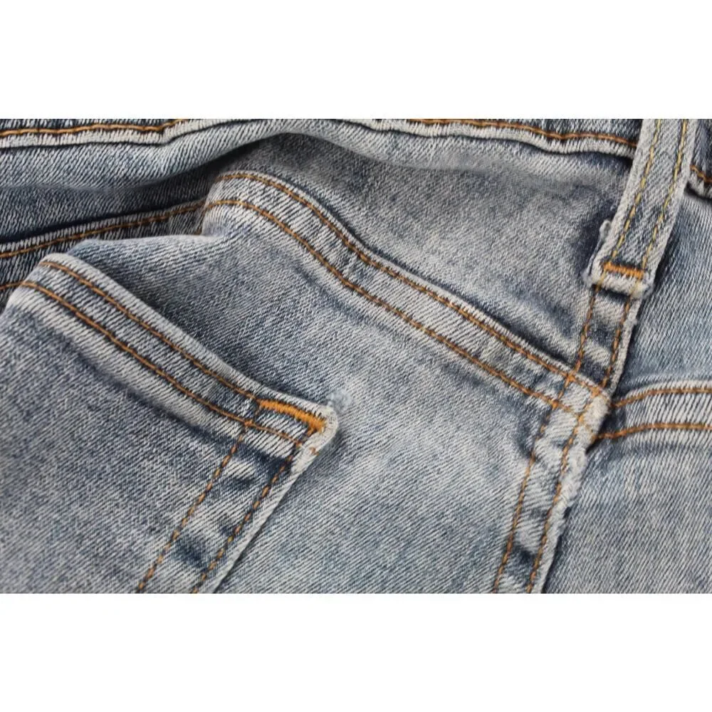 Levi's Blue 511 Cotton Blend Straight Leg Mid Rise Mens Denim Jeans Size 32x32